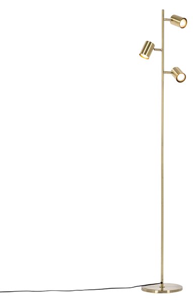 Modern állólámpa bronz 3-lámpás - Jeana