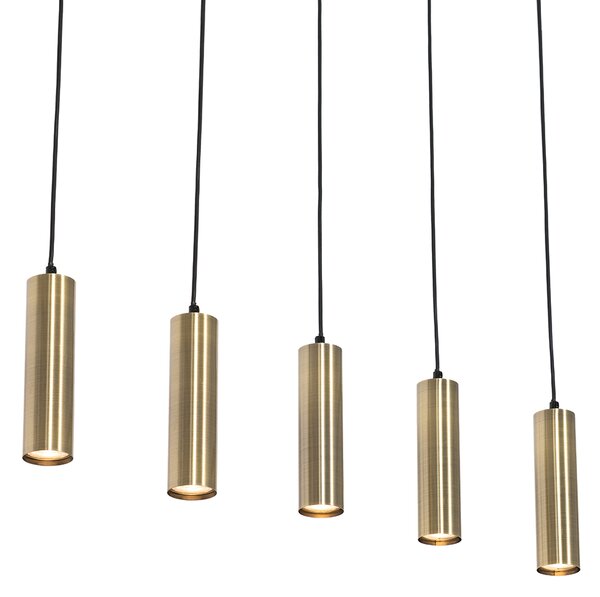 Modern függőlámpa bronz 5-lámpás - Jeana