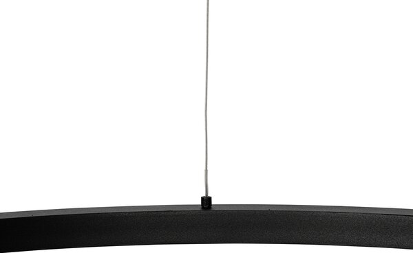 Függőlámpa fekete 80 cm beépített LED-del, 3 fokozatban szabályozható - Girello