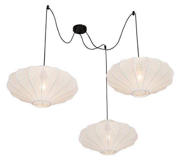 Design lógólámpa fehér 50 cm 3-lámpás - Plu