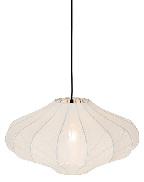 Design függőlámpa fehér selyem 50 cm - Plu