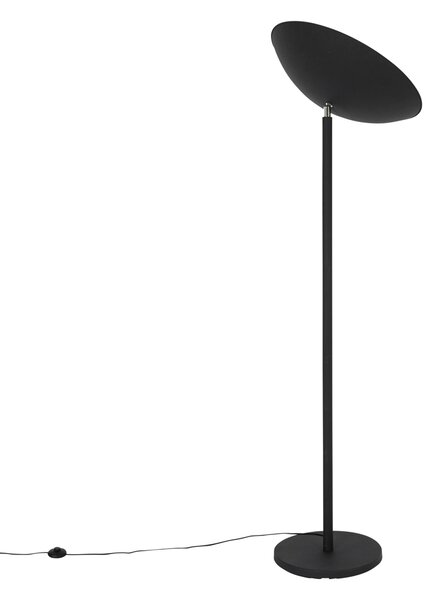 Ipari állólámpa fekete aranyszínű belsejével 60 cm - Magnax