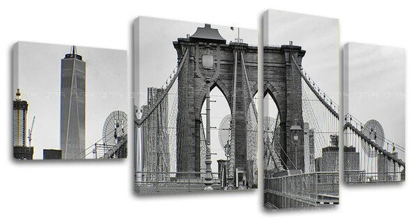 4 részes falfestmény CITY / NEW YORK ME114E40