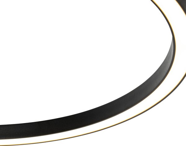 Okos függőlámpa fekete 60 cm LED-del és RGBW-vel - Girello