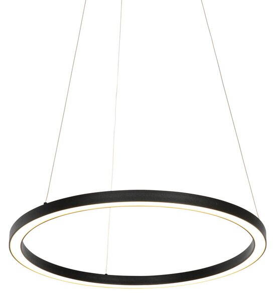 Okos függőlámpa fekete 60 cm LED-del és RGBW-vel - Girello