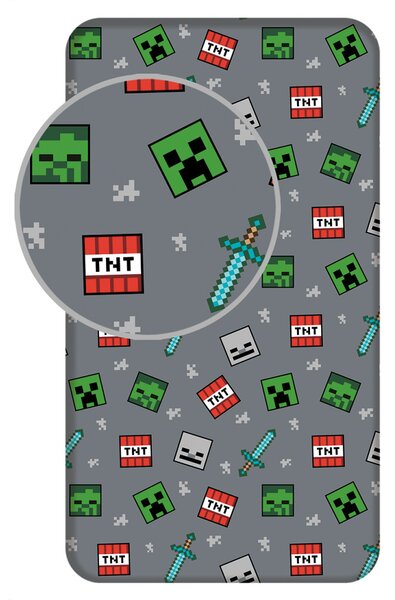Minecraft gumis lepedő TNT