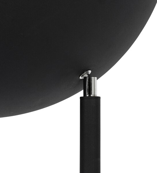Ipari állólámpa fekete aranyszínű belsejével 60 cm - Magnax