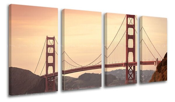 4 részes falfestmény CITY / SAN FRANCISCO ME116E41