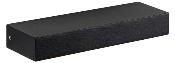Modern fekete fali lámpa 22 cm LED-del, IP65 - Hannah