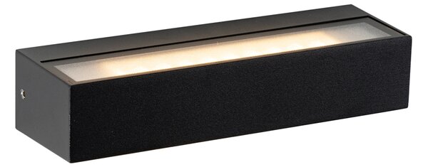 Modern fali lámpa fekete, IP65 LED-del - Steph