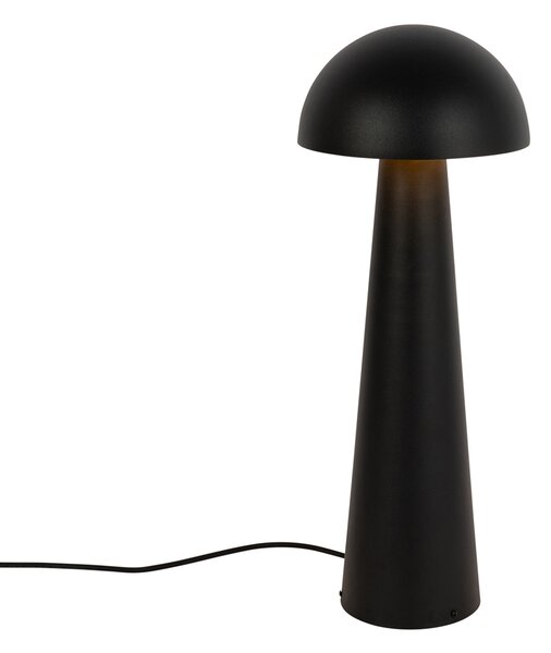 Kültéri állólámpa fekete 65 cm - Mushroom