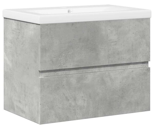 VidaXL Fürdőszoba Szekrény Szett - Beton Szürke - 60cm