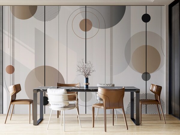 Fotótapéta Geometrikus minták meleg tónusokkal, Modern fotótapéta, Modern fotótapéta, u95379 - Muralas.hu