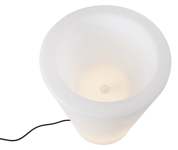 Okos kültéri állólámpa ültetővel fehér IP65 LED Wifi A60 - Verano