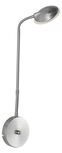 Modern acél fali lámpa LED-del - Eva