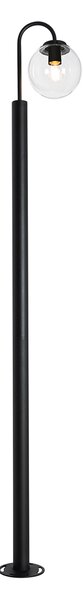 Modern fekete lámpás műanyaggal 200 cm IP44 - Sfera