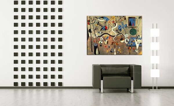 A kép vásznon CARNIVAL OF HARLEQUIN - Joan Miro REP071