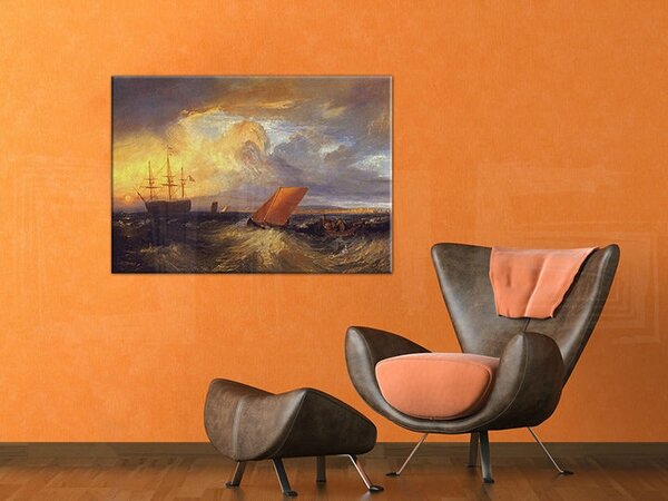 A kép a vásznon SHEERNESS VISTA DAL NORE - William Turner REP124
