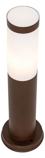 Kültéri lámpaoszlop rozsdabarna opállal 45 cm IP44 - Rox