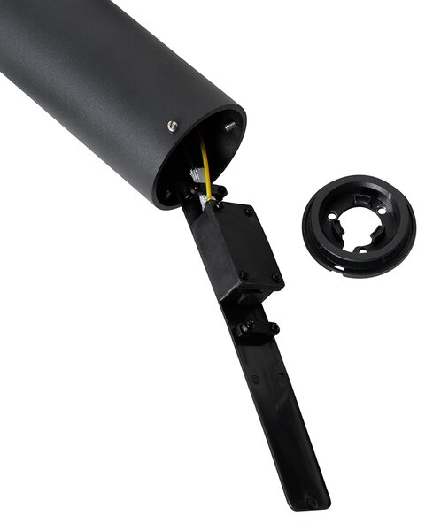 Álló kültéri lámpa fekete 50 cm állítható - Duo