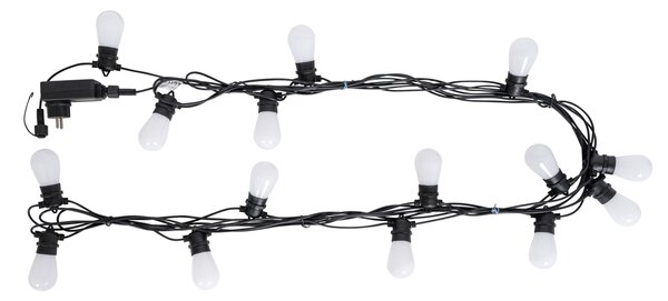 Okos LED fényfüzér 15 méter 15 lámpa opál RGBW IP44 - Chill