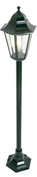Klasszikus kültéri állólámpa sötétzöld 125 cm IP44 - New Orleans