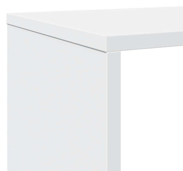 VidaXL Könyvespolc - Fehér - 11 Rekesz - 102x29x143 cm
