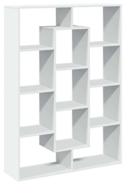 VidaXL Könyvespolc - Fehér - 11 Rekesz - 102x29x143 cm