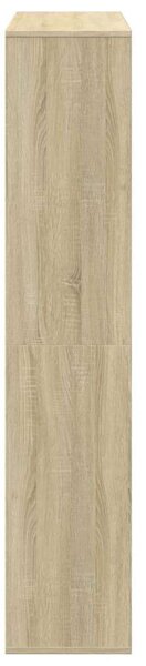 VidaXL Fa Könyvespolc - Sonoma Tölgy - 102x29x143 cm