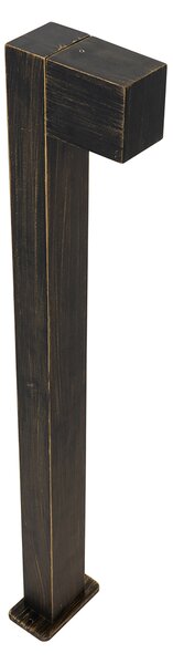Ipari álló kültéri lámpa antik arany 80 cm IP44 - Baleno