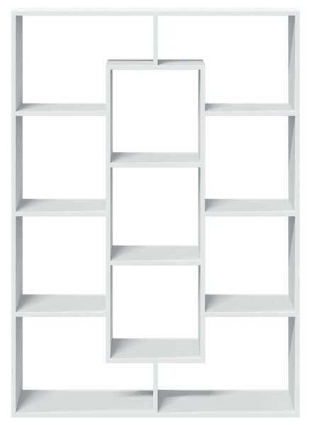 VidaXL Könyvespolc - Fehér - 11 Rekesz - 102x29x143 cm
