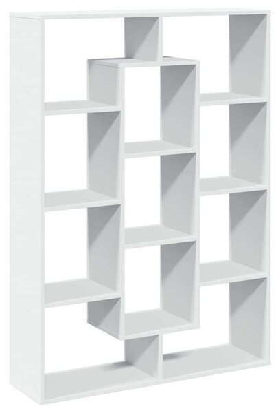VidaXL Könyvespolc - Fehér - 11 Rekesz - 102x29x143 cm