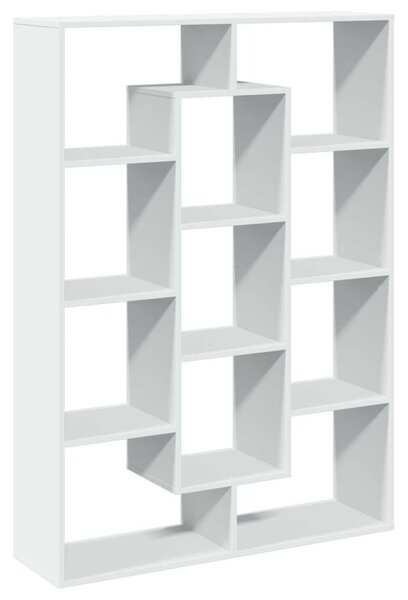 VidaXL Könyvespolc - Fehér - 11 Rekesz - 102x29x143 cm