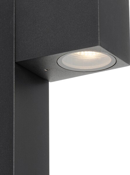 Okos álló kültéri lámpa fekete 65 cm IP44 WiFi-vel GU10 - Baleno