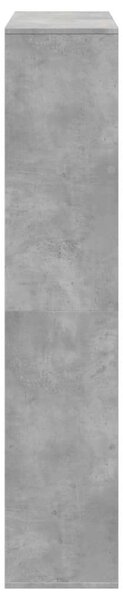 VidaXL Könyvespolc - 11 Rekeszes - Betonszürke - 102x29x143 cm
