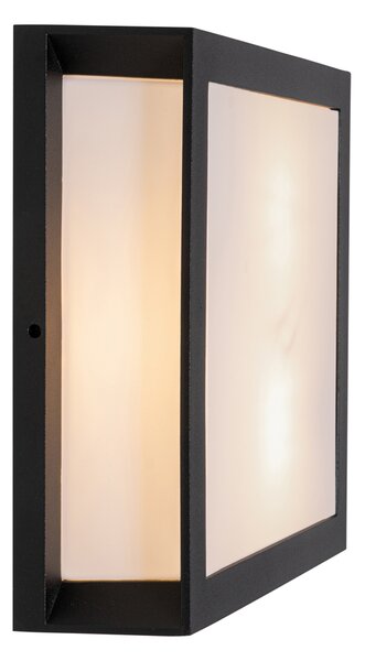 Modern kültéri fali lámpa fekete 2-lámpás IP44 - Jeffrey