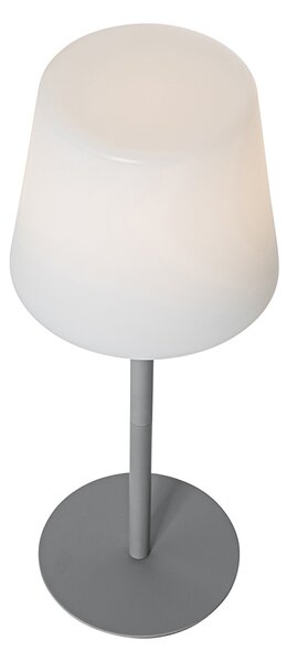 2 darabos szett szürke újratölthető asztali lámpa 40 cm IP54 - Jude