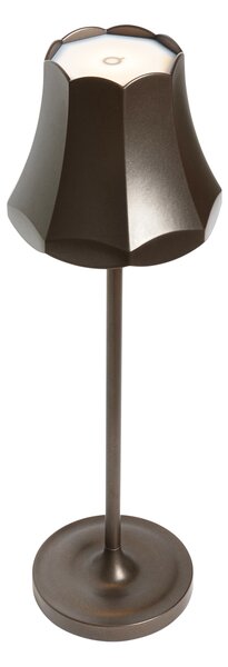 2 db-os Retro asztali lámpa készlet sötét bronz újratölthető IP44 - Granny