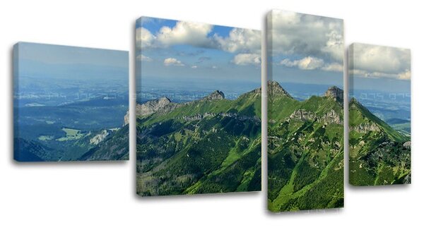 4 részes falfestmény SLOVÁKIA / TATRY SK033E40