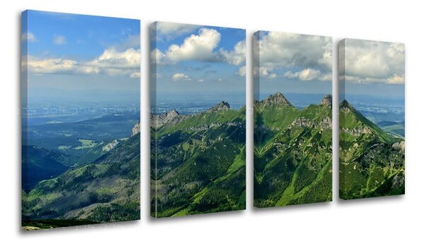4 részes falfestmény SLOVÁKIA / TATRY SK033E41