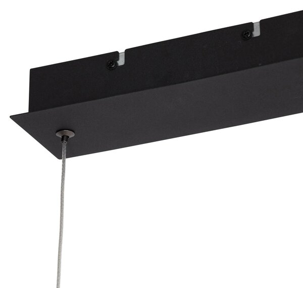 Fekete függőlámpa LED-del, 3 lépésben dimmelhető 2700-4000K-ig dip kapcsolóval - Keane