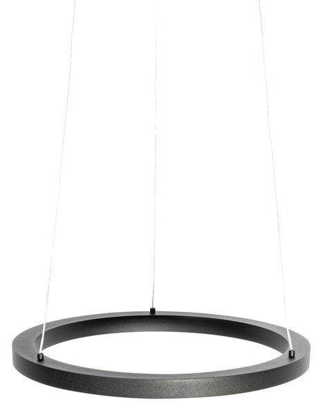 Függőlámpa fekete 40cm LED-del, 3 fokozatú dimmerrel - Girello