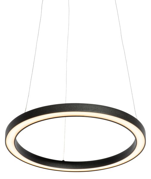 Függőlámpa fekete 40cm LED-del, 3 fokozatú dimmerrel - Girello