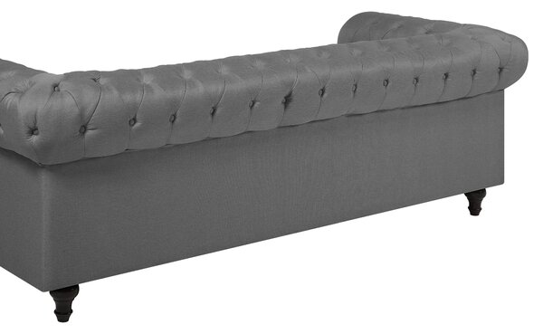 Kanapé 3 személyes CHESTERFIELD Világosszürke