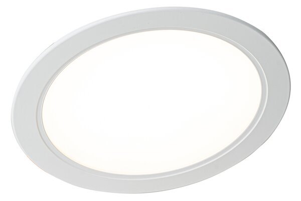 6 darabos süllyesztett spotlámpa szett fehér 14,5 cm LED-del, Kelvinben állítható dip kapcsolóval - Stephanie