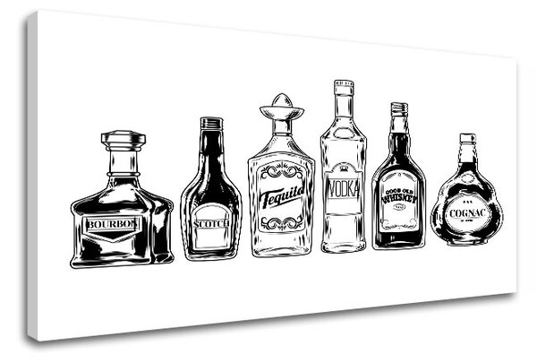 Vászonkép szöveggel Drinks