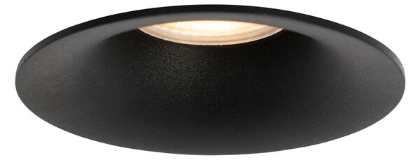 6 db fekete GU10 beépíthető spotlámpa szett 50 mm - Gijs