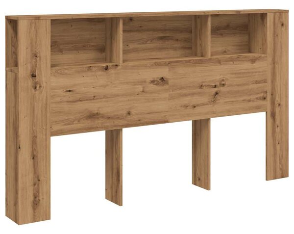 VidaXL kézműves tölgy szerelt fa áthidalószekrény 180x18,5x102,5 cm