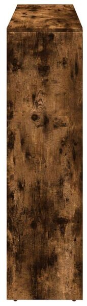 VidaXL Könyvespolc - Elválasztó - Füstös Tölgy - 137,5x29x103,5 cm