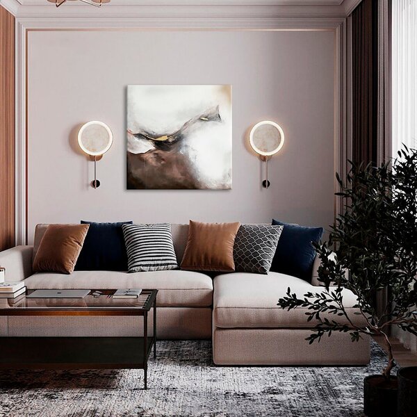 Vászonkép - PREMIUM ART - Abstrakt Ködös hegy